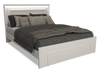 Alpine Panel Headboard with Built-in LED, Made in Canada, White - Full/Queen Size | Tête de lit à panneaux Alpine fabriquée au Canada avec éclairage à DEL intégré, blanche - format lit double et grand lit