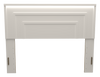 Alpine Panel Headboard with Built-in LED, Made in Canada, White - Full/Queen Size | Tête de lit à panneaux Alpine fabriquée au Canada avec éclairage à DEL intégré, blanche - format lit double et grand lit