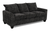 Made in Canada Customizable Sofa Lab Arc 86" Fabric Sofa  – Plush Charcoal | Sofa personnalisable Arc de Sofa Lab de 86 po fabriqué au Canada en tissu - Plush Charcoal