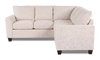 Made in Canada Customizable Sofa Lab Arc 2-Piece Fabric Sectional - Chenille White | Sofa sectionnel 2 pièces personnalisable Arc de Sofa Lab fabriqué au Canada en tissu - Chenille White