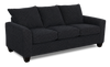 Made in Canada Customizable Sofa Lab Arc 86\" Fabric Sofa Bed - Teddy Raven