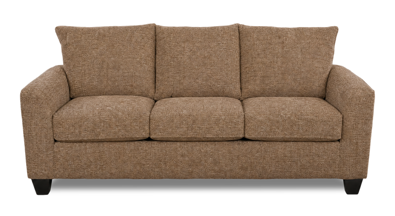 Made in Canada Customizable Sofa Lab Arc 86\" Fabric Sofa Bed - Chenille Praline