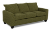 Made in Canada Customizable Sofa Lab Arc 86\" Fabric Sofa Bed - Chenille Moss