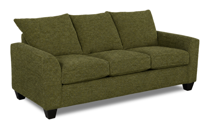 Made in Canada Customizable Sofa Lab Arc 86\" Fabric Sofa Bed - Chenille Moss