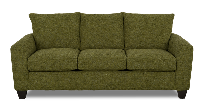 Made in Canada Customizable Sofa Lab Arc 86\" Fabric Sofa Bed - Chenille Moss