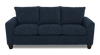 Made in Canada Customizable Sofa Lab Arc 86" Fabric Sofa Bed - Chenille Pacific | Sofa-lits personnalisable Arc de Sofa Lab de 86 po fabriqué au Canada en tissu - Chenille Pacific