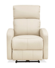Asher 31.5" Genuine Leather Power Reclining Chair – Beige | Fauteuil à inclinaison électrique Asher de 31.5 po en cuir véritable - beige