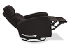 Asher 31.5" Genuine Leather Swivel Glider Reclining Chair – Dark Brown | Fauteuil pivotant, coulissant et inclinable Asher de 31.5 po en cuir véritable - brun foncé