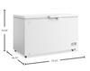 Amana 16 Cu. Ft. Up-Front Temperature Control System Chest Freezer – White - AZCC2316TW | Congélateur coffre Amana de 16 pi3 avec système de commande de température à l’avant - blanc - AZCC2316TW