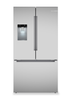 Bosch 36" Cu. Ft French Door Refrigerator and 4.6 Cu. Ft. Electric Range – Stainless Steel | Réfrigérateur de 36 pi3 à portes françaises et cuisinière électrique de 4,6 pi3 de Bosch - acier inoxydable
