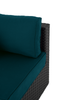 Barbados Armless Patio Chair – Blue | Fauteuil sans accoudoirs Barbados pour la terrasse - bleu