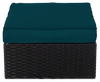 Barbados 6-Piece Patio Set with Ottoman – Blue  | Ensemble Barbados 6 pièces pour la terrasse avec pouf - bleu