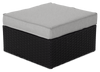 Barbados 6-Piece Patio Set with Ottoman – Grey | Ensemble Barbados 6 pièces pour la terrasse avec pouf - gris