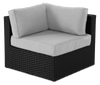 Barbados 6-Piece Patio Set with Ottoman – Grey | Ensemble Barbados 6 pièces pour la terrasse avec pouf - gris