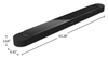 Bose 5.1.2 Channel Lifestyle Ultra Soundbar - Black (892930-1100) | Barre de son à 5.1.2 canaux Lifestyle Ultra de Bose - noir (892930-1100)