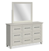 Celine Bedroom Dresser Mirror - Ivory  | Miroir de commode de chambre à coucher Celine - ivoire