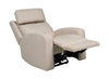 Charlotte 36.6” Fabric Auto Glider Power Reclining Chair with Power Headrest - Sand  | Fauteuil à coulissement automatique et à inclinaison électrique Charlotte de 36,6 po en tissu avec appuie-tête électrique - sable