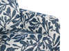 Made in Canada Sofa Lab Customizable Club 36" Fabric Accent Chair with Wood Legs – Marine Accent Fabric  | Fauteuil d’appoint personnalisable Club de Sofa Lab de 36 po fabriqué au Canada en tissu avec pattes en bois - tissu décoratif Marine
