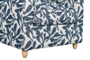 Made in Canada Sofa Lab Customizable Club 36" Fabric Accent Chair with Wood Legs – Marine Accent Fabric  | Fauteuil d’appoint personnalisable Club de Sofa Lab de 36 po fabriqué au Canada en tissu avec pattes en bois - tissu décoratif Marine