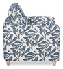 Made in Canada Sofa Lab Customizable Club 36" Fabric Accent Chair with Wood Legs – Marine Accent Fabric  | Fauteuil d’appoint personnalisable Club de Sofa Lab de 36 po fabriqué au Canada en tissu avec pattes en bois - tissu décoratif Marine