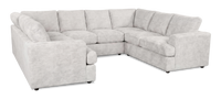 Made in Canada Customizable Sofa Lab Curve U-Shaped Sectional - Plush Oyster 