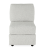 Made in Canada Customizable Sofa Lab Curve 24" Armless Fabric Chair – Teddy Riverrock | Fauteuil sans accoudoirs personnalisable Curve de Sofa Lab de 24 po fabriqué au Canada en tissu Teddy - Teddy Riverrock