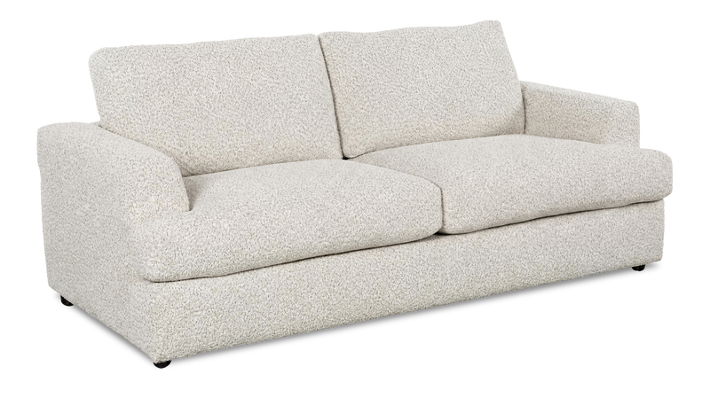 Made in Canada Customizable Sofa Lab Curve 88\" Fabric Sofa Bed - Teddy Riverrock
