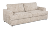 Made in Canada Customizable Sofa Lab Curve 88\" Fabric Sofa Bed - Plush Parchment