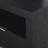 Delta Bedroom 4-Drawer Dresser with Storage Shelf, 57"W x 33"H - Black | Commode de chambre à coucher Delta de 57 po (l) x 33 po (H) à 4 tiroirs avec tablette de rangement - noire
