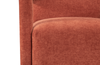 Demi 30" Linen-Look Accent Chair – Orange | Fauteuil d’appoint Demi de 30 po d’apparence lin - orange