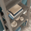 Dixon 23.54” Modern 5-Shelf Bookcase – Mystic Oak | Bibliothèque moderne Dixon de 23,54 po à 5 tablettes - chêne mystique