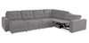 Scott Living Elevate Modular 6-Piece Left-Facing Chenille Fabric Power Reclining and Sliding Sectional - Grey | Sofa sectionnel modulaire à coulissement et inclinaison électriques de gauche Elevate de Scott Living 6 pièces en tissu de chenille - gris