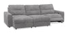 Scott Living Elevate Modular 3-Piece Left-Facing Chenille Fabric Power Reclining and Sliding Sectional - Grey | Sofa sectionnel modulaire à coulissement et inclinaison électriques de gauche Elevate de Scott Living 3 pièces en tissu de chenille - gris