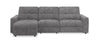 Scott Living Elevate Modular 3-Piece Left-Facing Chenille Fabric Power Reclining and Sliding Sectional - Grey | Sofa sectionnel modulaire à coulissement et inclinaison électriques de gauche Elevate de Scott Living 3 pièces en tissu de chenille - gris