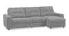 Scott Living Elevate Modular 3-Piece Right-Facing Chenille Fabric Power Reclining and Sliding Sectional - Grey | Sofa sectionnel modulaire à coulissement et inclinaison électriques de droite Elevate de Scott Living 3 pièces en tissu de chenille - gris