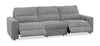 Scott Living Elevate Modular 115" Chenille Fabric Power Reclining Sofa - Grey | Sofa modulaire à inclinaison électrique Elevate de Scott Living de 115 po en tissu de chenille - gris