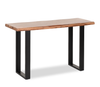 Fletcher 51” Contemporary Sofa Table with Iron Frame - Brownstone | Table de salon contemporaine Fletcher de 51 po avec armature en fer - grès brun