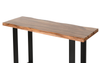 Fletcher 51” Contemporary Sofa Table with Iron Frame - Brownstone | Table de salon contemporaine Fletcher de 51 po avec armature en fer - grès brun