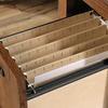Forge 59.06" Office Desk with 3 Drawers and Cable Management – Washington Cherry | Bureau Forge de 59,06 po à 3 tiroirs avec système de gestion des câbles - cerisier de Washington