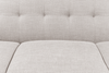 Kort & Co. Freeman 2-Piece Linen-Look Fabric Sectional with Wood Legs – Dove White | Sofa sectionnel Freeman de Kort & Co. 2 pièces po en tissu d’apparence lin avec pattes en bois - blanc colombe