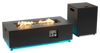 Glow Fire Pit Table, 42"W, 50,000 BTU, Propane, Built-in LED Lighting, Metal | Foyer-table à gaz propane Glow de 42 po (L) et de 50 000 BTU en métal avec éclairage à DEL intégré
