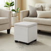Halifax 14.75” Fabric Storage Ottoman – Light Grey | Pouf de rangement Halifax de 14,75 po en tissu - gris clair