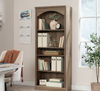 Halston 29.29” 5-Shelf Bookcase with Adjustable Shelves – Salt Oak | Bibliothèque Halston de 29,29 po à 5 tablettes avec tablettes réglables - chêne salé