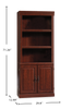 Heritage 29.8" Bookcase with Doors – Classic Cherry | Bibliothèque Heritage de 29,8 po avec portes - cerisier classique