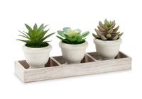 Artificial Potted Plants – set of 3  