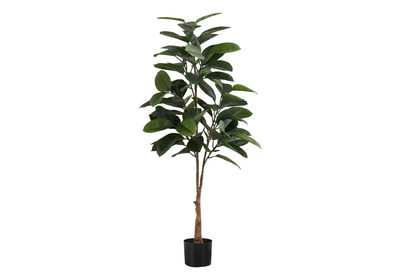 52” Artificial Indoor Rubber Tree in 5” Pot  | Hévéa artificiel de 52 po en pot de 5 po pour l’intérieur