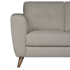 Iverly 61” Linen-Look Fabric Loveseat with Removable Back Cushions – Sand | Causeuse Iverly de 61 po en tissu d’apparence lin avec coussins de dossier amovibles - sable