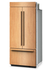 KitchenAid 36" 20.8 Cu. Ft. Built-In French Door Bottom Mount Refrigerator - Panel Ready - KBFN536TPA | Réfrigérateur encastré KitchenAid de 20,8 pi3 et de 36 po à portes françaises à congélateur inférieur - panneau personnalisable - KBFN536TPA