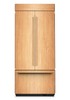KitchenAid 36" 20.8 Cu. Ft. Built-In French Door Bottom Mount Refrigerator - Panel Ready - KBFN536TPA | Réfrigérateur encastré KitchenAid de 20,8 pi3 et de 36 po à portes françaises à congélateur inférieur - panneau personnalisable - KBFN536TPA