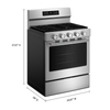 KitchenAid 30" 5 Cu. Ft. Smart Gas Range with Convection Modes - PrintShield Stainless Steel - KFGS330TPS | Cuisinière intelligente à gaz KitchenAid de 5 pi3 et de 30 po avec modes par convection - acier inoxydable PrintShieldMC - KFGS330TPS